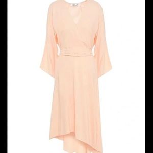 DVF Diane von furstenberg Eloise blush wrap dress NWT